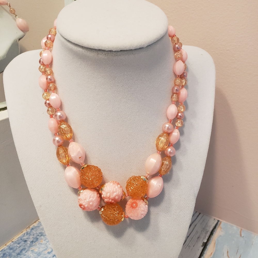 Vintage West Germany Beaded Necklace